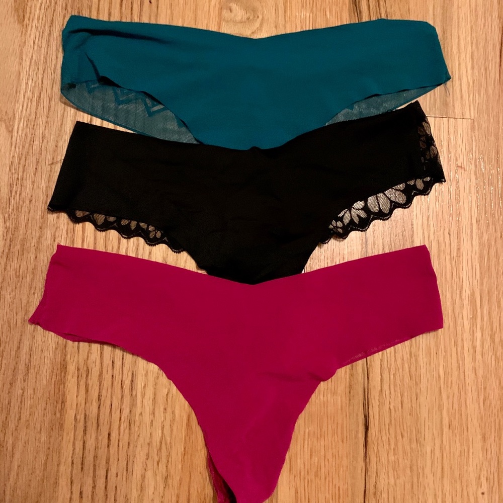 Victoria’s Secret Pink Thongs Set of 3
